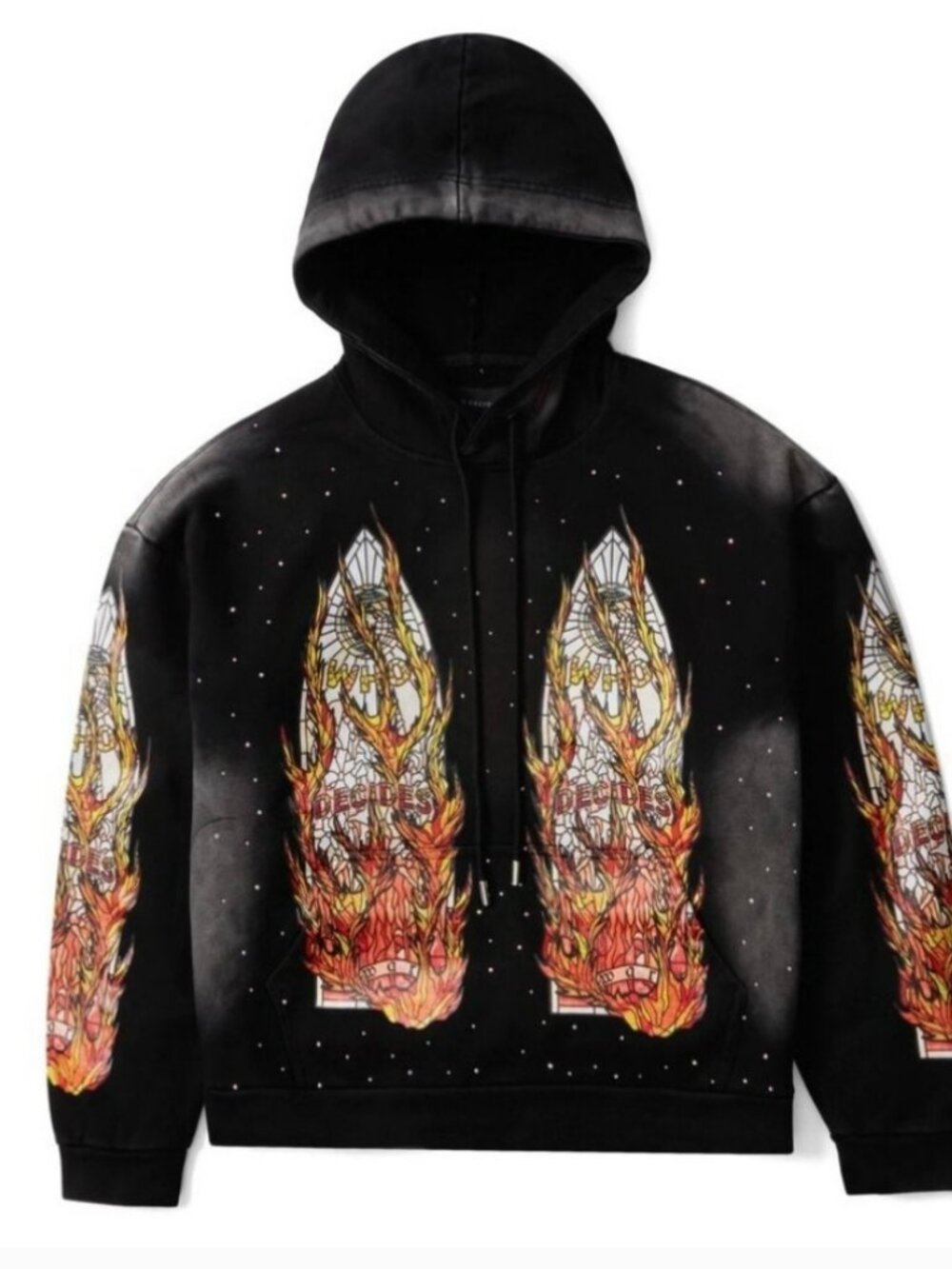 Who Decides War black hoodie new w tags size XL